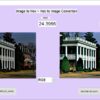 Efficient Image Conversion and Restoration System with Hexadecimal Encoding and Quality Evaluation 1 Image_Hex_Conversion