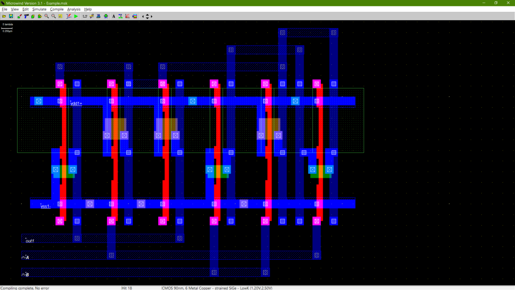 Design and Implementation of Arithmetic Logic Unit in DSCH3 and Microwind