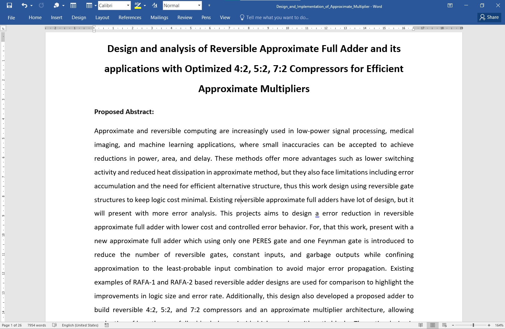Approximate_Mul Reversible Approximate Full Adder