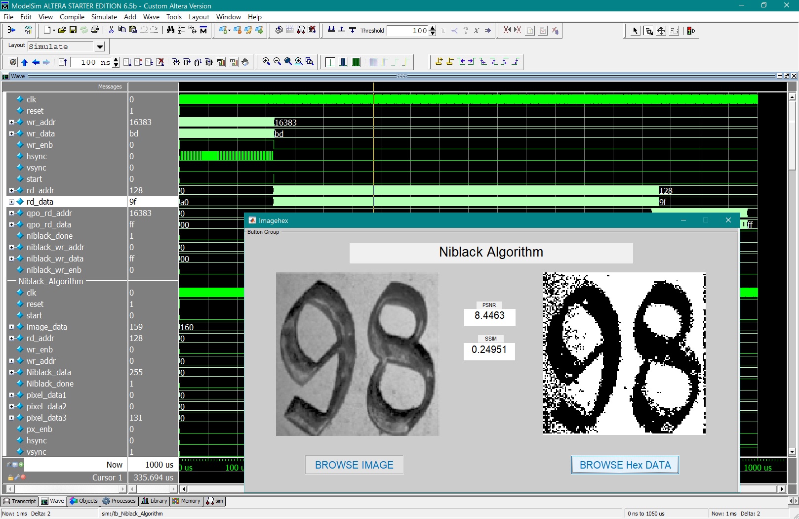 Niblack_Algorithm the Niblack binarization algorithm